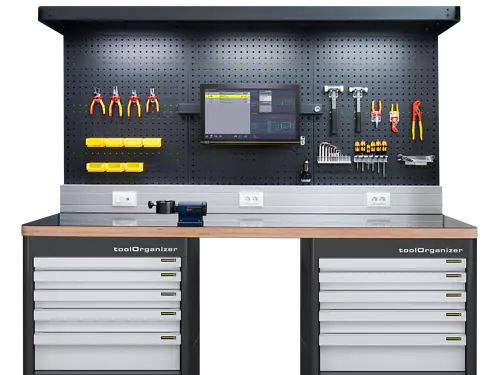 »toolStation« - Montage- und Lagermöglichkeit