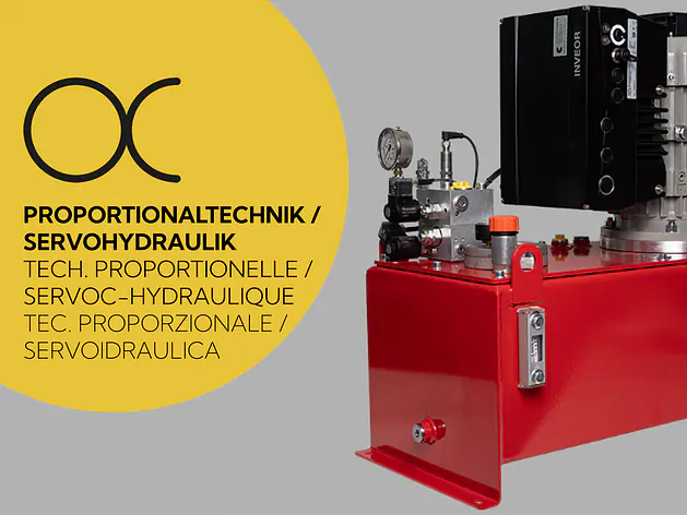 Proportionaltechnik / Servohydraulik