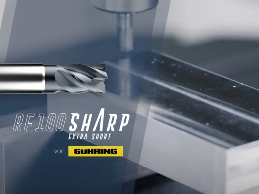 Gühring Vollhartmetallfräser RF 100 Sharp short