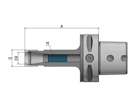 Werkzeugaufnahme Schüssler C6 Spannzange ER16